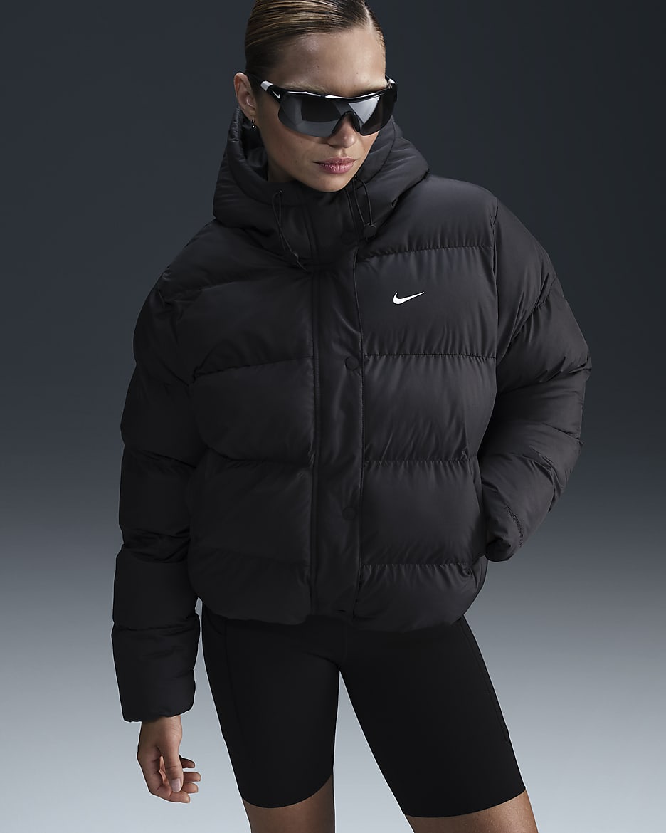 Nike long puffer coat best sale